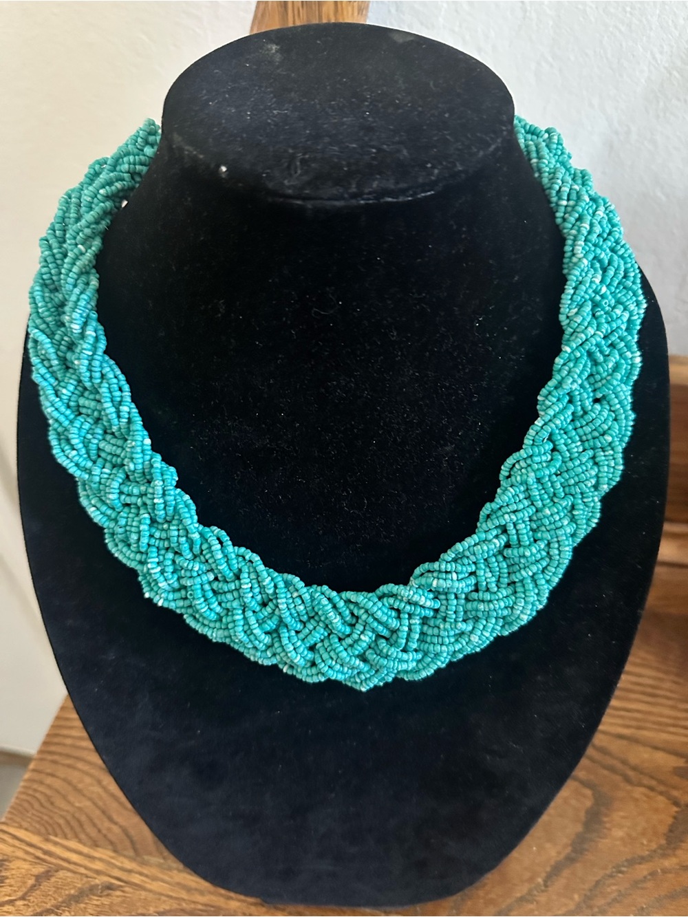 Boho Seed Bead Braided Necklace